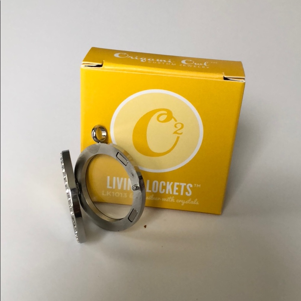 NIB LARGE Origami Owl mom living locket set - Picture 5 of 8